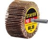 Лепестковый веерный круг на шпильке STAYER P60 60x30 мм 36608-060