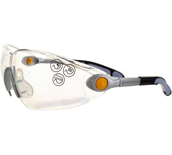 Открытые защитные прозрачные очки Delta Plus VULCANO2 PLUS CLEAR VULC2PLIN 