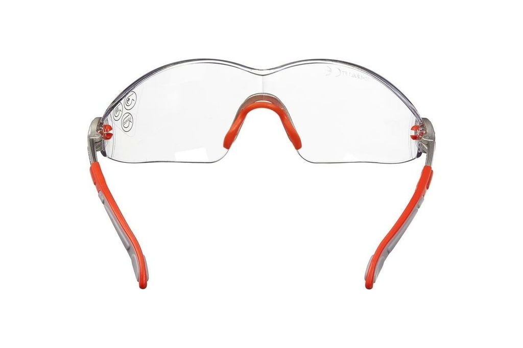 Открытые защитные прозрачные очки Delta Plus VULCANO2 CLEAR VULC2ORIN 