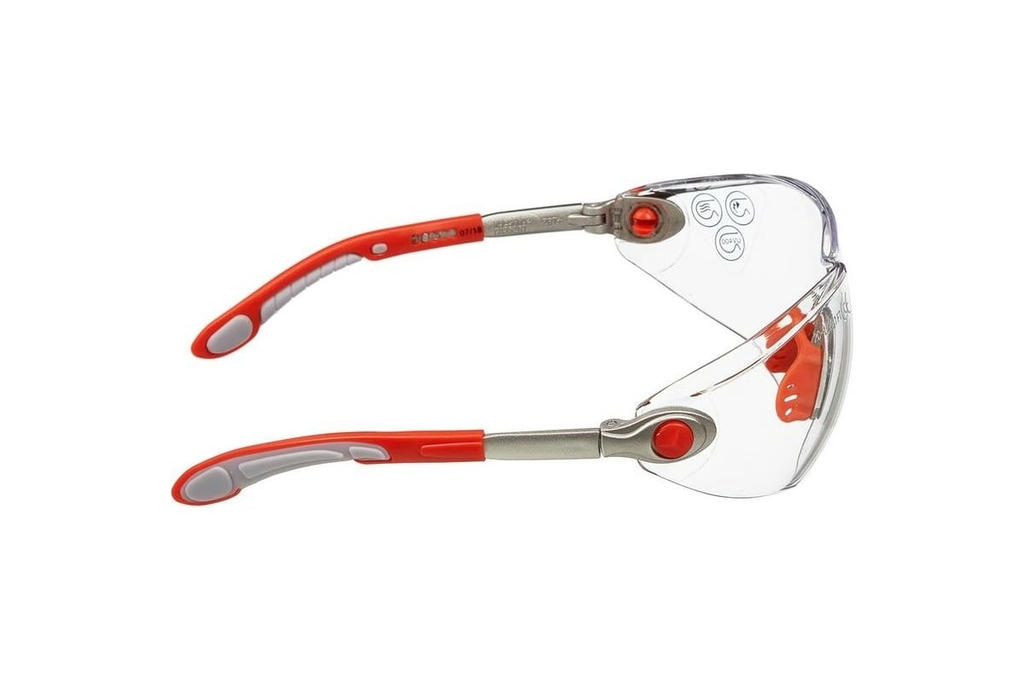 Открытые защитные прозрачные очки Delta Plus VULCANO2 CLEAR VULC2ORIN 