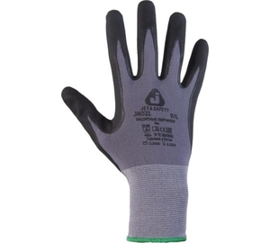 Перчатки с микронитриловым покрытием для точных работ Jeta Safety JN031