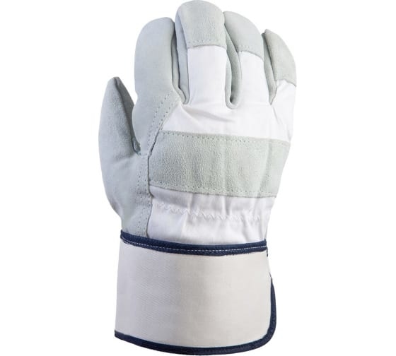 Комбинированные утепленные кожаные перчатки-краги Jeta Safety JSL-601