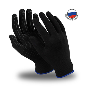 Перчатки защитные Manipula Specialist® "Микрон Блэк ПВХ" MG-112 (TNG-28)