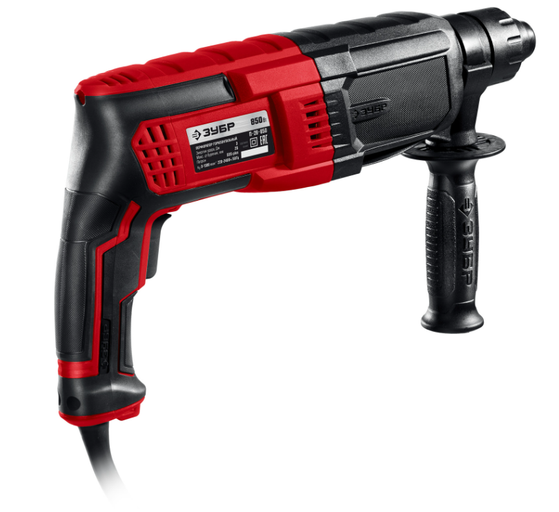 ЗУБР 850 Вт, 28мм, Перфоратор SDS-plus П-28-850