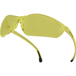 Открытые защитные жёлтые очки Delta Plus MEIA YELLOW MEIAJA