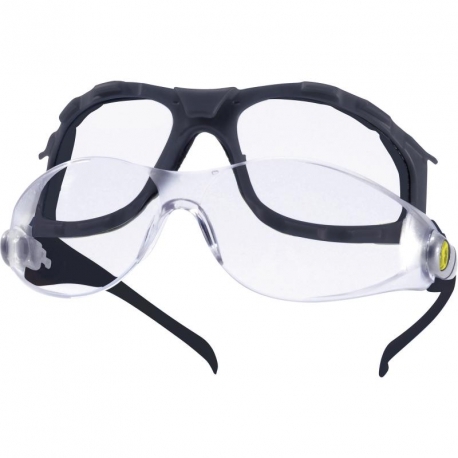 Защитные очки Delta Plus PACAYA CLEAR STRAP LYVIZ со съёмным обтюратором  PACAYLVSTIN