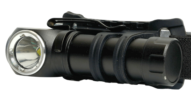 Фонарь FERON TH2313 налобный с аккумулятором 3W 1COB USB IP44, алюминий, 51119