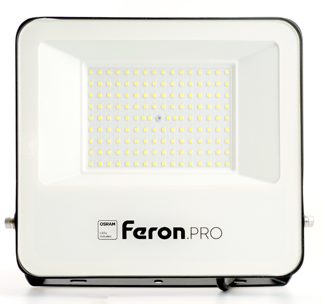 Прожектор FERON.PRO светодиодный LL-1000 IP65 100W 6400K черный, 41541