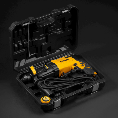 Перфоратор STEHER HD-28-850, SDS-plus, 850 Вт, 2,9 Дж