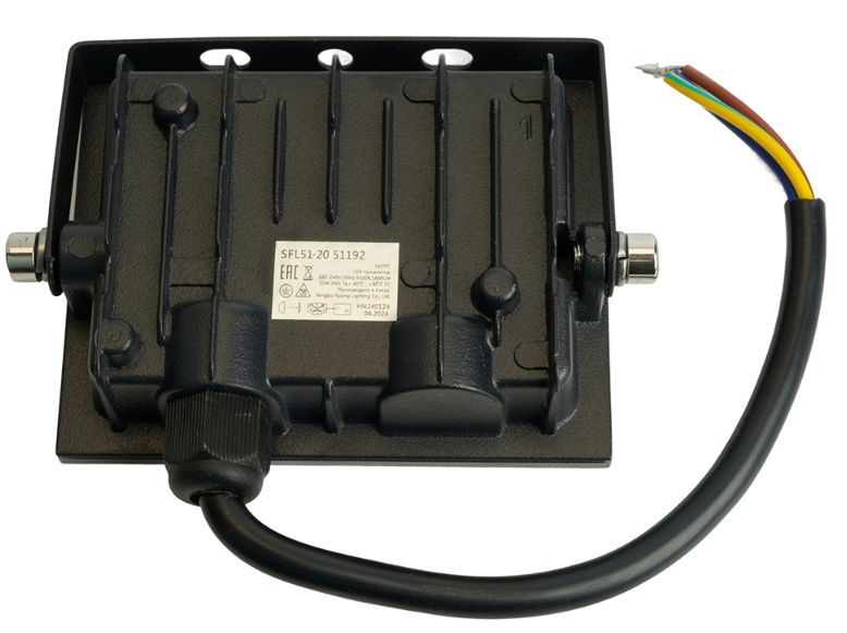 Прожектор FERON SAFFIT SFL51-20 светодиодный IP65 20W 6500K черный, 51192