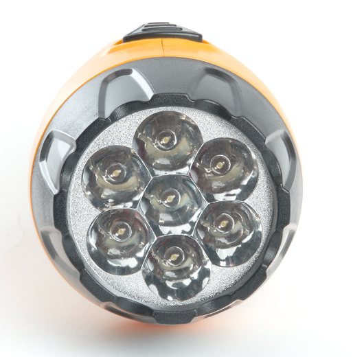 Фонарь FERON TH2294 (TH93B) аккумуляторный 7 LED DC, желтый, 12652