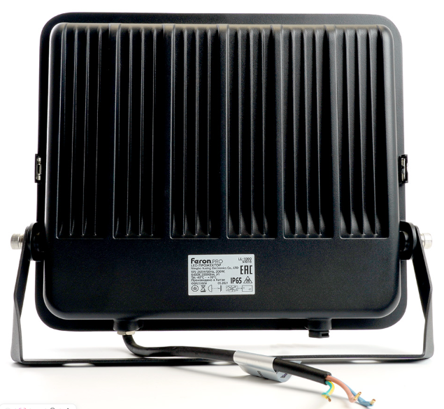 Прожектор FERON.PRO LL-1000 светодиодный IP65 200W 6400K черный, 51016