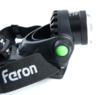 Фонарь FERON TH2305 налобный ZOOM c аккумулятором 5W, 2*18650 IP44 пластик/алюминий, 41709