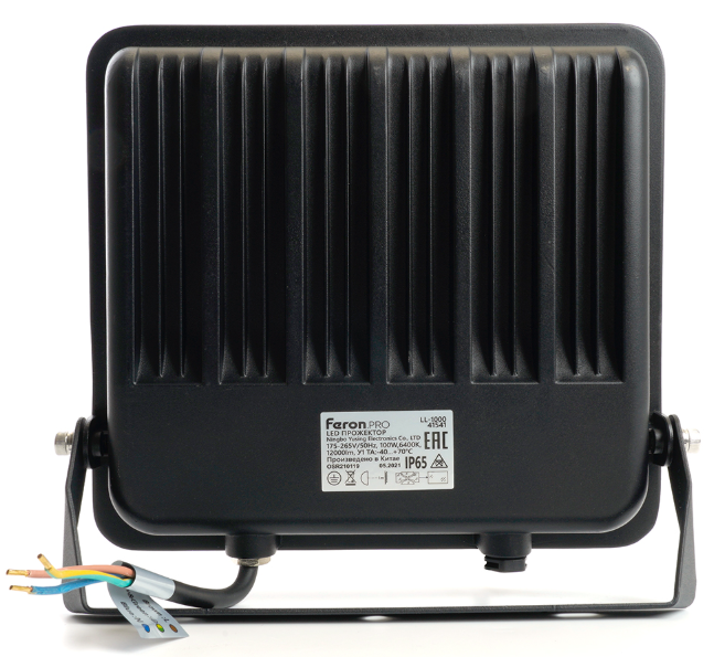 Прожектор FERON.PRO светодиодный LL-1000 IP65 100W 6400K черный, 41541