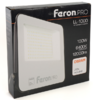 Прожектор FERON.PRO светодиодный LL-1000 IP65 100W 6400K черный, 41541