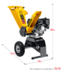 Измельчитель STEHER GSR-750 бензиновый садовый 5150 Вт 7 л.с.