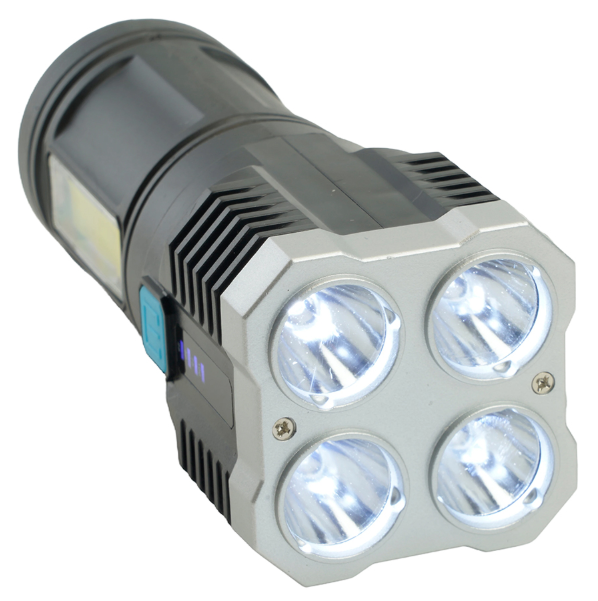 Фонарь FERON TH2409 ручной с аккумулятором USB, 48789