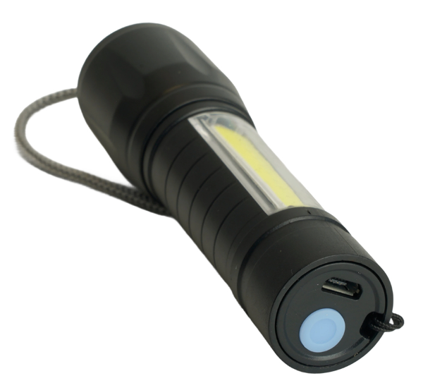 Фонарь FERON TH2408 ручной с аккумулятором USB ZOOM, 51118