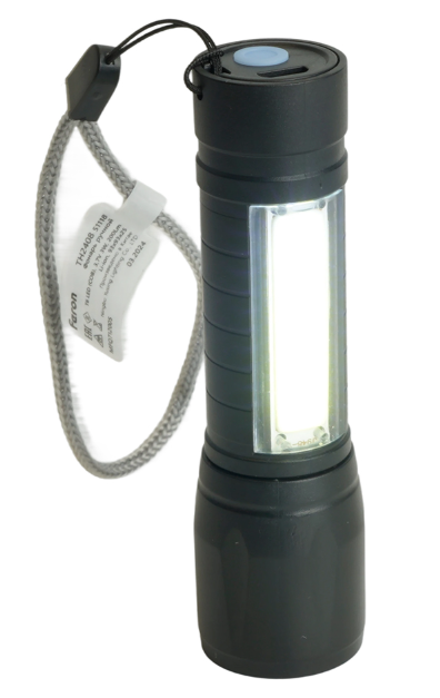 Фонарь FERON TH2408 ручной с аккумулятором USB ZOOM, 51118